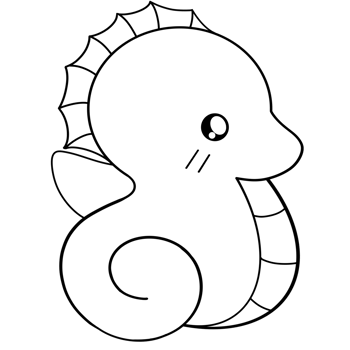 Sea animals Coloring and doodle png