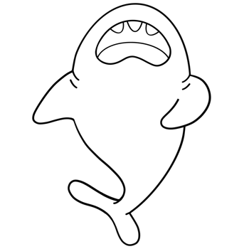 Sea animals Coloring and doodle png