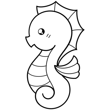 Sea animals Coloring and doodle png