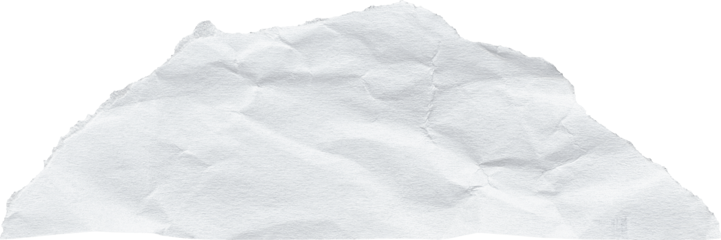 White Textured Torn Paper Piece png