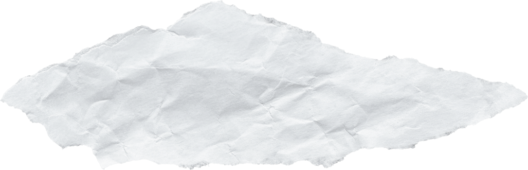 White Textured Torn Paper Piece png