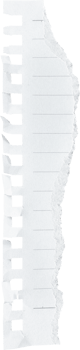 White Torn Crumpled Paper Strip png