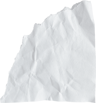 White Textured Torn Paper Piece png