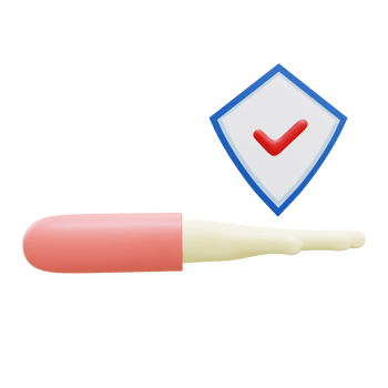 3 D illustration of insurance icon png