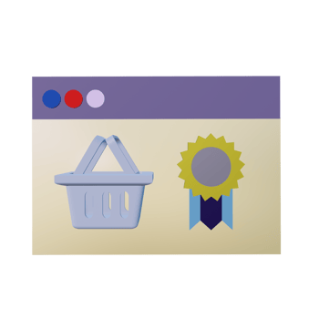 3 D illustration of best seller icon png