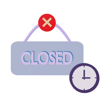 3 D illustration of closed icon png