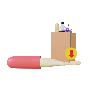 3 D illustration of buy icon png