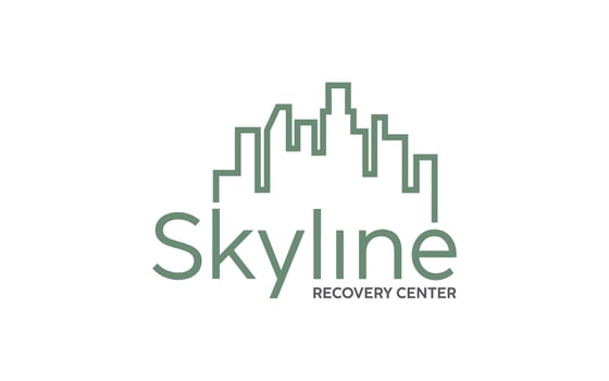 Line art icon of Skyline Logo Design Template vector