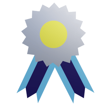 3 D illustration Badge icon png