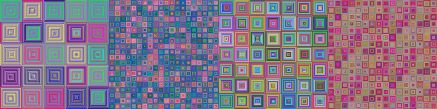 Abstract square background set vector