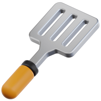 Spatula 3d illustration png