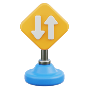 Street Sign 3d illustration png