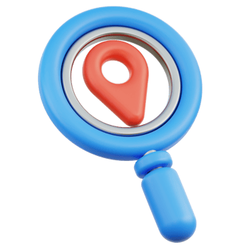 Search Location 3d illustration png