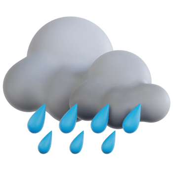 Heavy Rain 3d illustration png