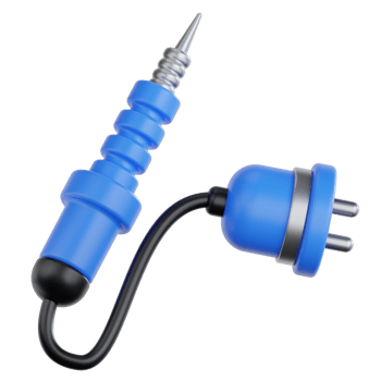 Soldering Iron 3d illustration png