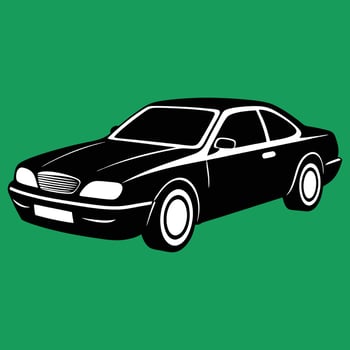 Car silhouettes art design. Car icon. Car icon on a white background. illustration. Silhouette of car illustration. vector