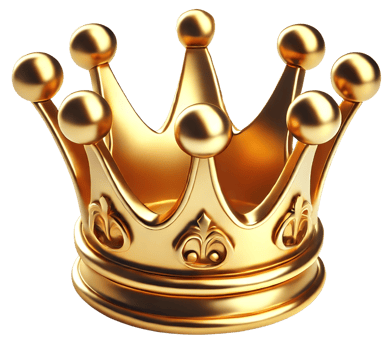 Golden Crown Icon Illustration, Royal Appreciation Symbol png