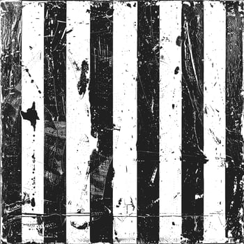 Black and white grunge striped background with scratches and stains vector