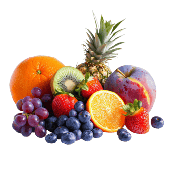 Fruits, fruit realistic Illustration. Realistic Transparent file. Mockup template for artwork graphic design png