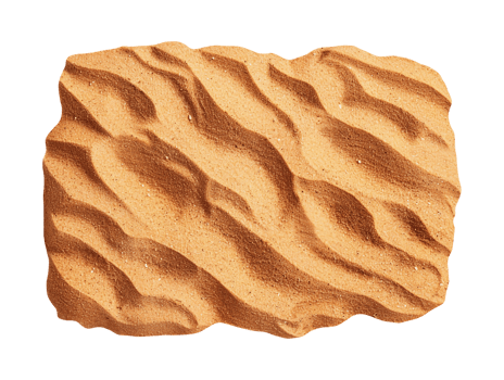 Summer sand beach objects isolated png