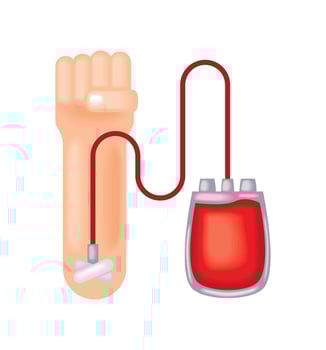 blood donation wellness vector