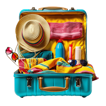 Beach Items for Swimming and Relaxation png