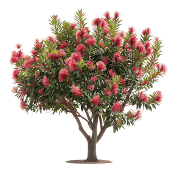 Callistemon Viminalis Isolated on Transparent Background png