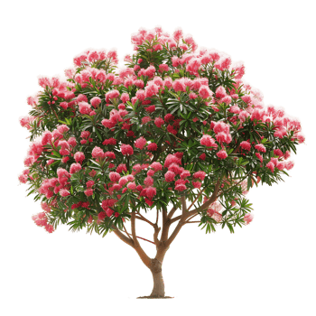 Callistemon Viminalis on Transparent Background png