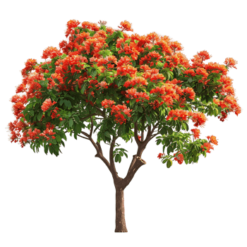 Delonix Regia with Transparent Background png