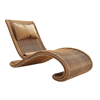 Outdoor Lounge Chair Transparent Background png