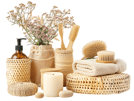 Isolated Spa Wellness Items Transparent png