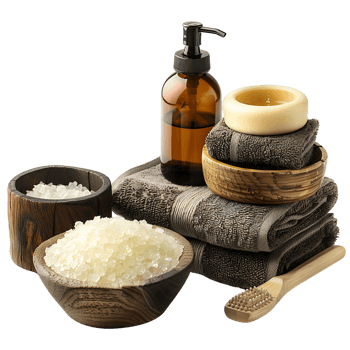 Wellness Spa Items Isolated Transparent png
