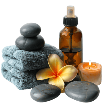 Wellness Items on Transparent Background png