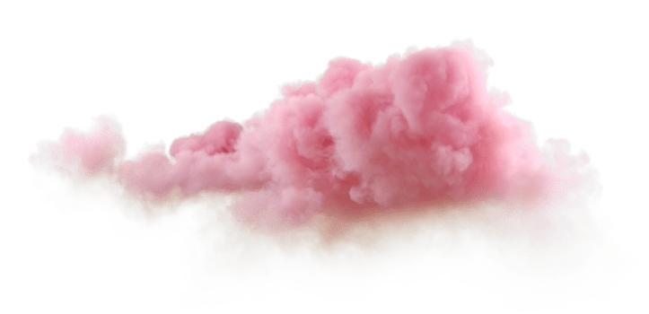 Sundown soft cloud twilight weather on transparent backgrounds 3d rendering png