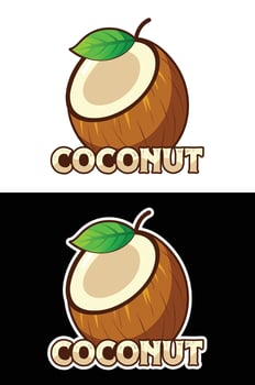 Colourful Fruits Illustration with Names. vector