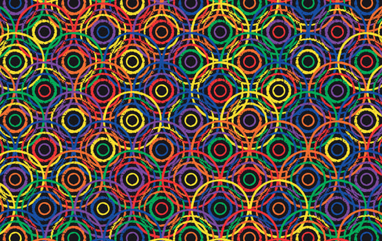 Abstract colorful circle background vector