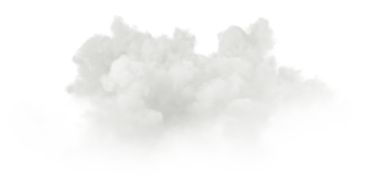 Cloudscape cotton fluffy shapes specials effect 3d render png