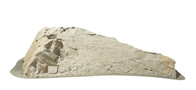 Landscape real rock horizontal cutout 3d illustrations png