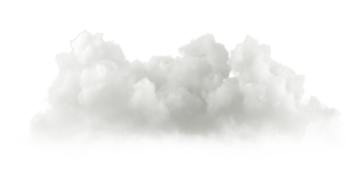 Clipart radiance white clouds explosion shapes 3d render png