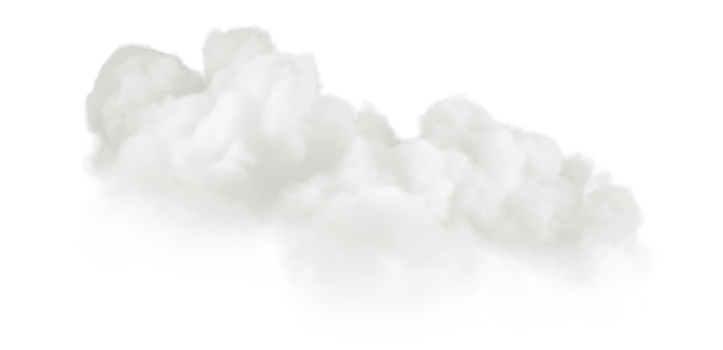 Isolate atmosphere white cloud calmness peaceful 3d render png