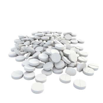 Pile of Pills transparent background Generative-AI png