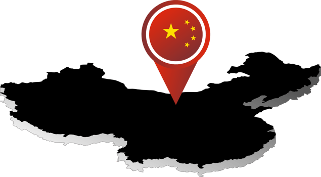 China pin map location png