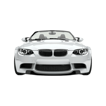 Modern luxury car isolated on transparent background png