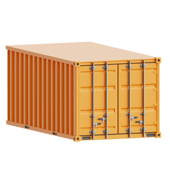 Cargo Container 3d Illustration png