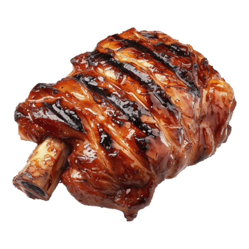 Grilled Chicken Chest Piece on Transparent Background png