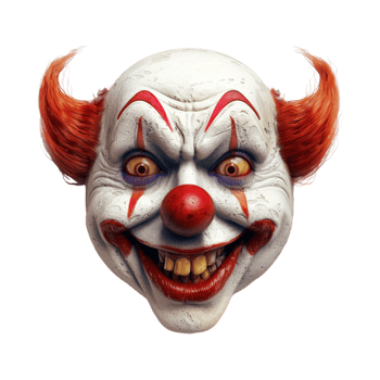 Joker Mask on Transparent Background png
