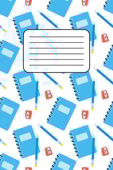 Cute scrapbook templates for planner, notepad, online diary notes, to do, to buy and other vector