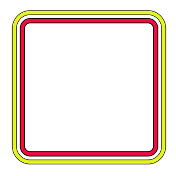 Element frame square retro 80s-90s style. png