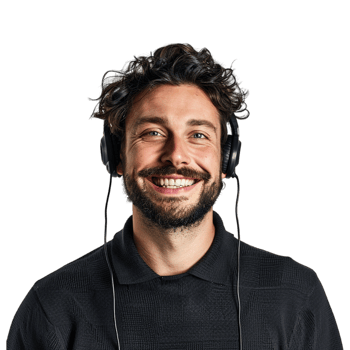 Customer Service Representative on Transparent Background png