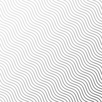 Wavy thin lines pattern. Simple abstract geometric, optical illusion. Pattern of black lines template for brochure, flyer on white background. editable illustration in eps 10 vector